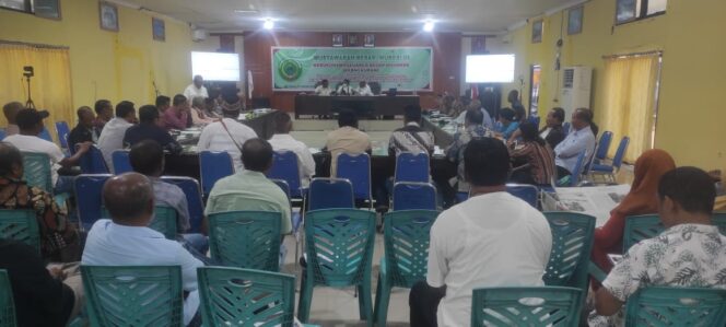 
					Suasana Mubes III KKBM Kupang yang digelar di Aula Dinas Kominfo Provinsi NTT, Sabtu 25 Oktober 2025.