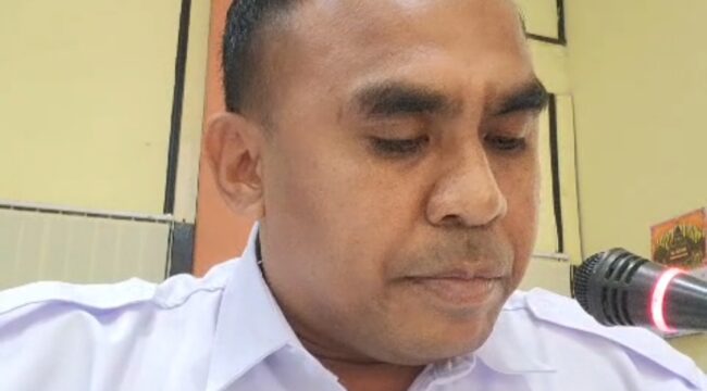 Anggota Komisi IV DPRD NTT dari Partai Solidaritas Indonesia (PSI), Simson Pilin 