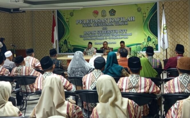 
					Pelepasan Kafilah NTT oleh Gubernur NTT untuk mengikuti kegiatan MTQ XXXI Tingkat Nasional di Semarang tanggal 11-20 September 2026.