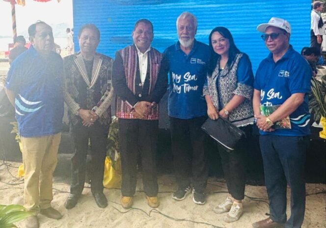 
					Delegasi NTT bersama Presiden Timor Leste Ramos Horta saat Menghadiri Festival Fronteira 2026